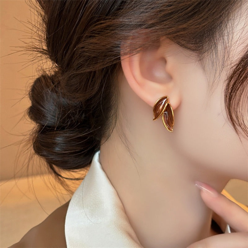 Maillard earrings for women, Vintage luxury,