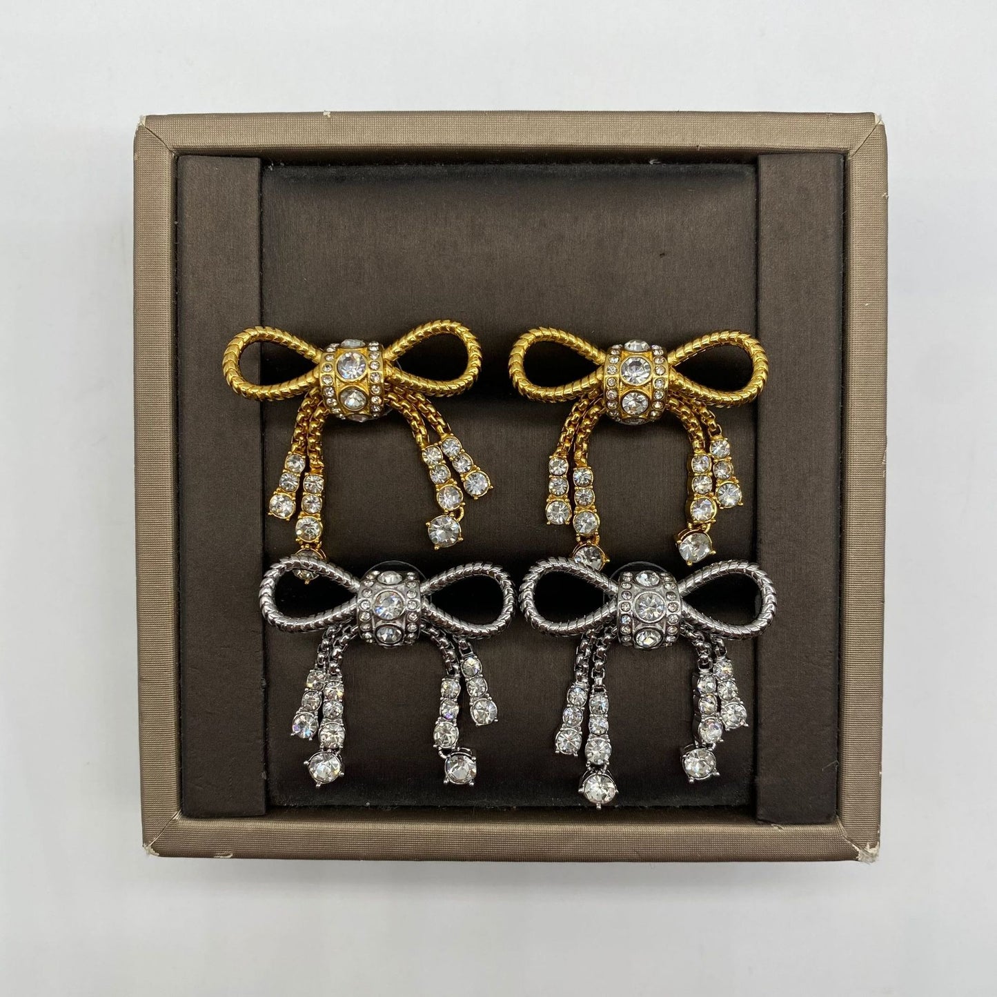 Crystal tassel of luxury, temperament, and socialite style earrings, for women's