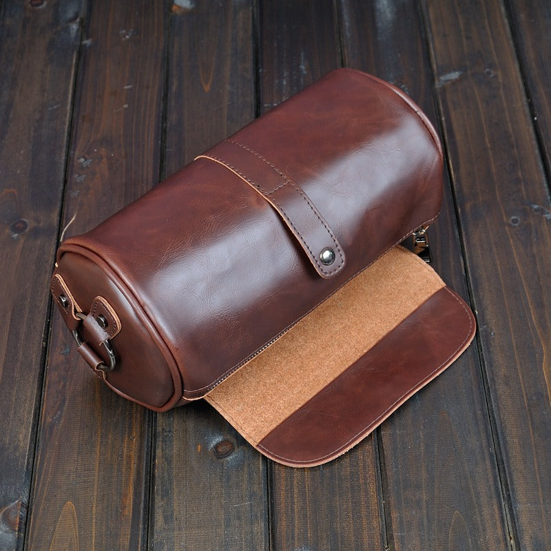 Fashionable Single Shoulder Cylinder Retro Bag