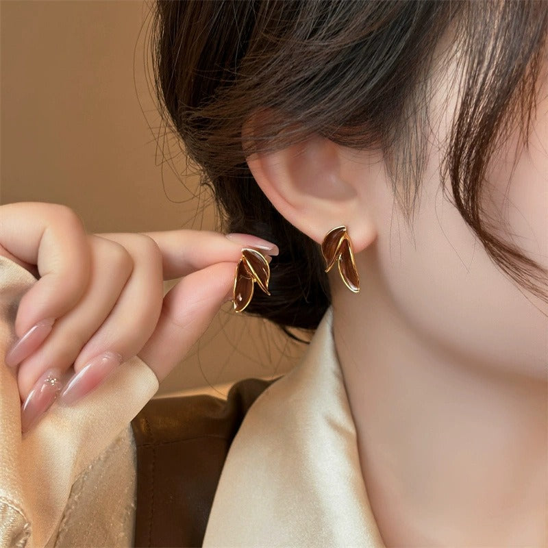 Maillard earrings for women, Vintage luxury,