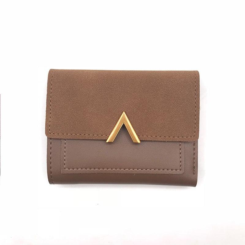 Luxury Matte Leather Small Women Wallet