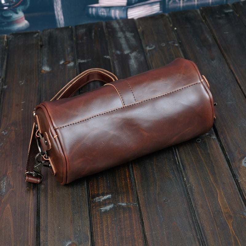 Fashionable Single Shoulder Cylinder Retro Bag