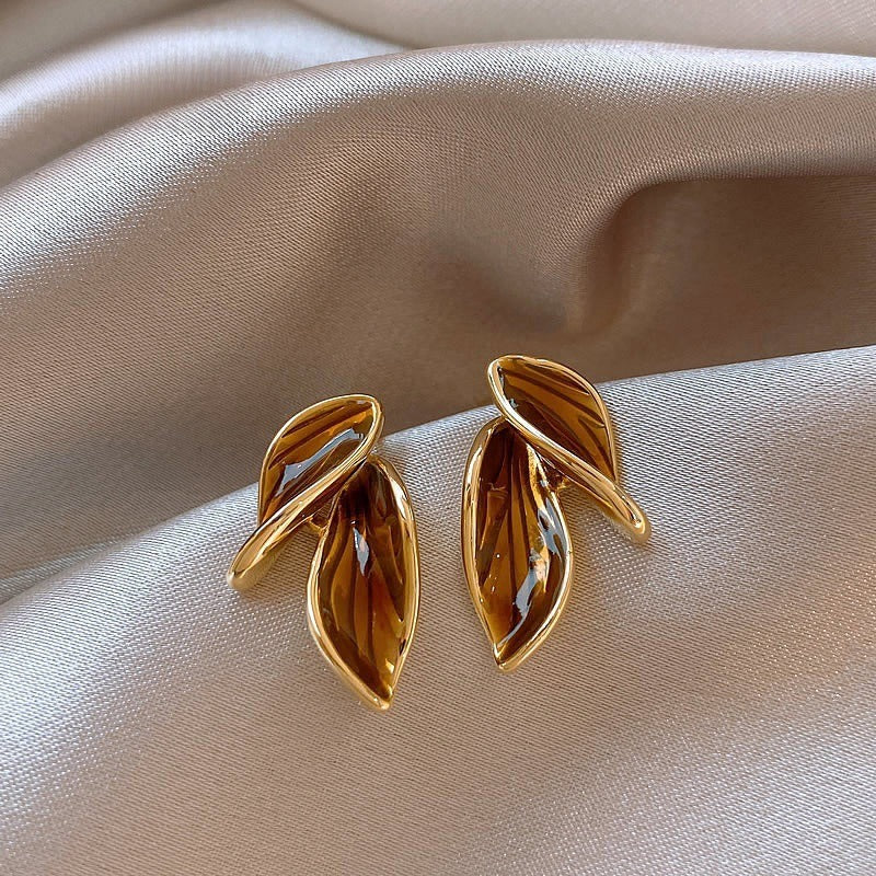 Maillard earrings for women, Vintage luxury,