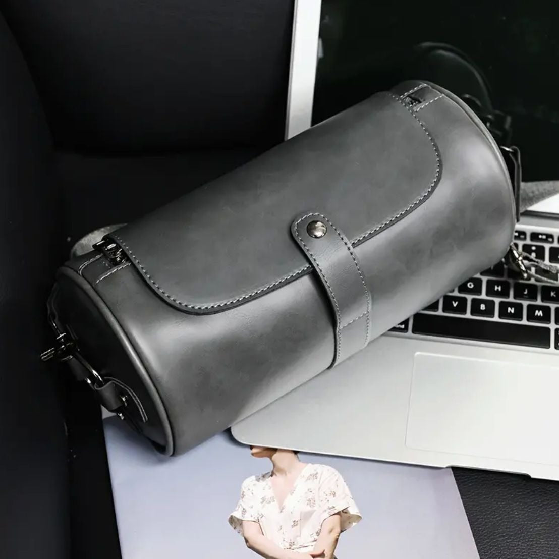 Fashionable Single Shoulder Cylinder Retro Bag