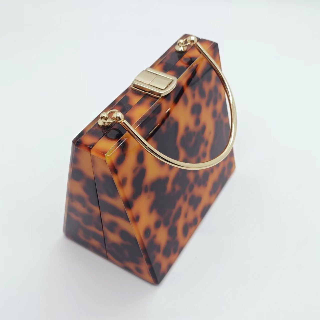 Luxury Leopard Women Acrylic Clutch Bag