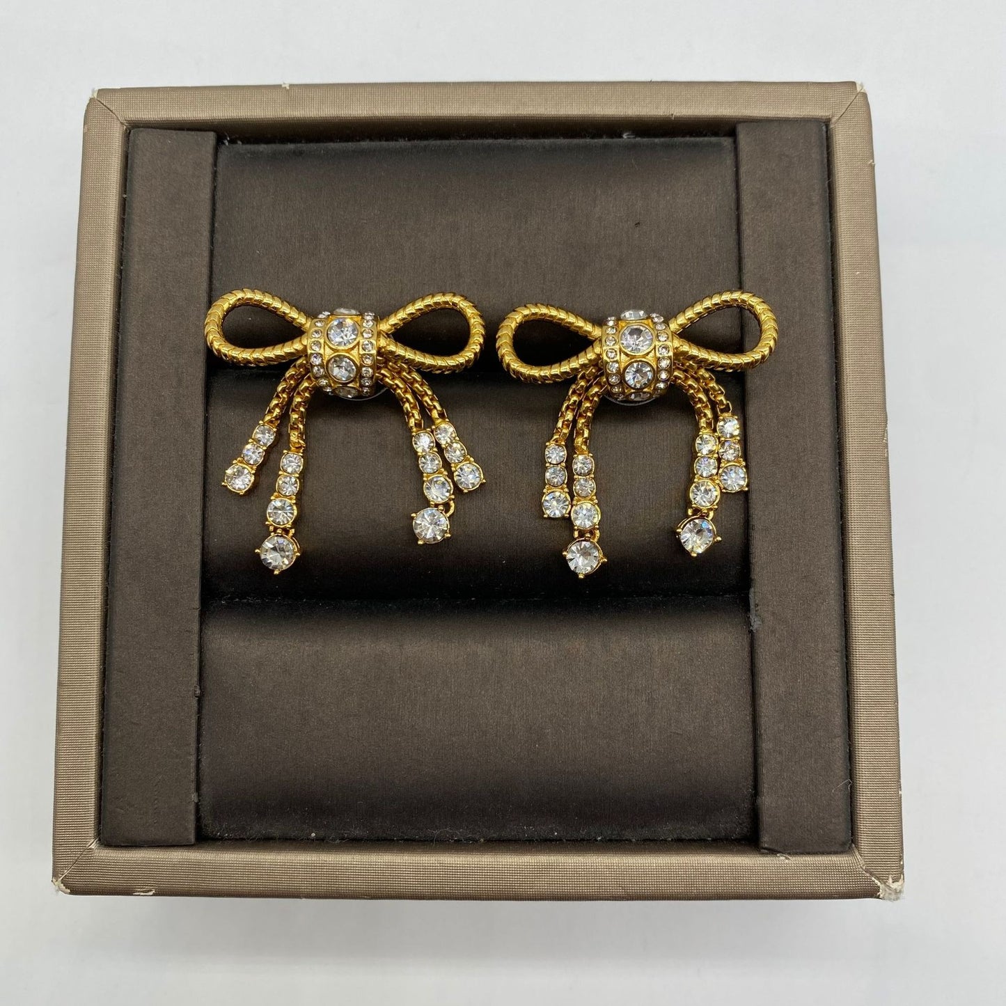 Crystal tassel of luxury, temperament, and socialite style earrings, for women's