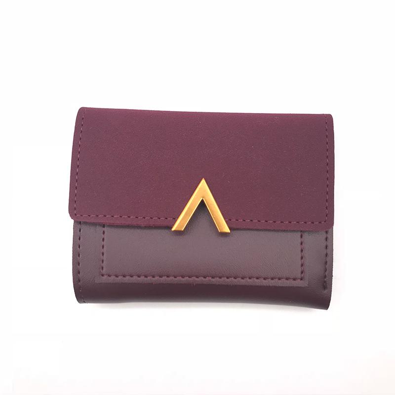 Luxury Matte Leather Small Women Wallet