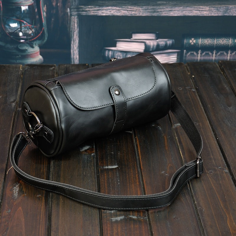 Fashionable Single Shoulder Cylinder Retro Bag