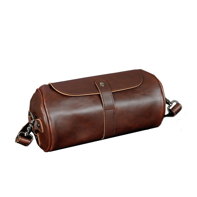 Fashionable Single Shoulder Cylinder Retro Bag