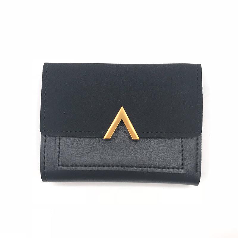 Luxury Matte Leather Small Women Wallet