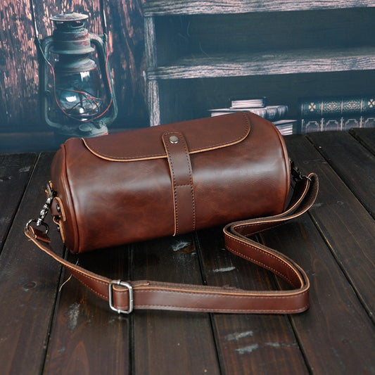 Fashionable Single Shoulder Cylinder Retro Bag